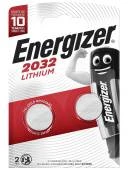Батарейка Energizer Lithum 2032 (1шт), шт